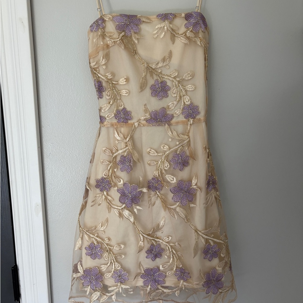 Lucy in the Sky purple homecoming dress